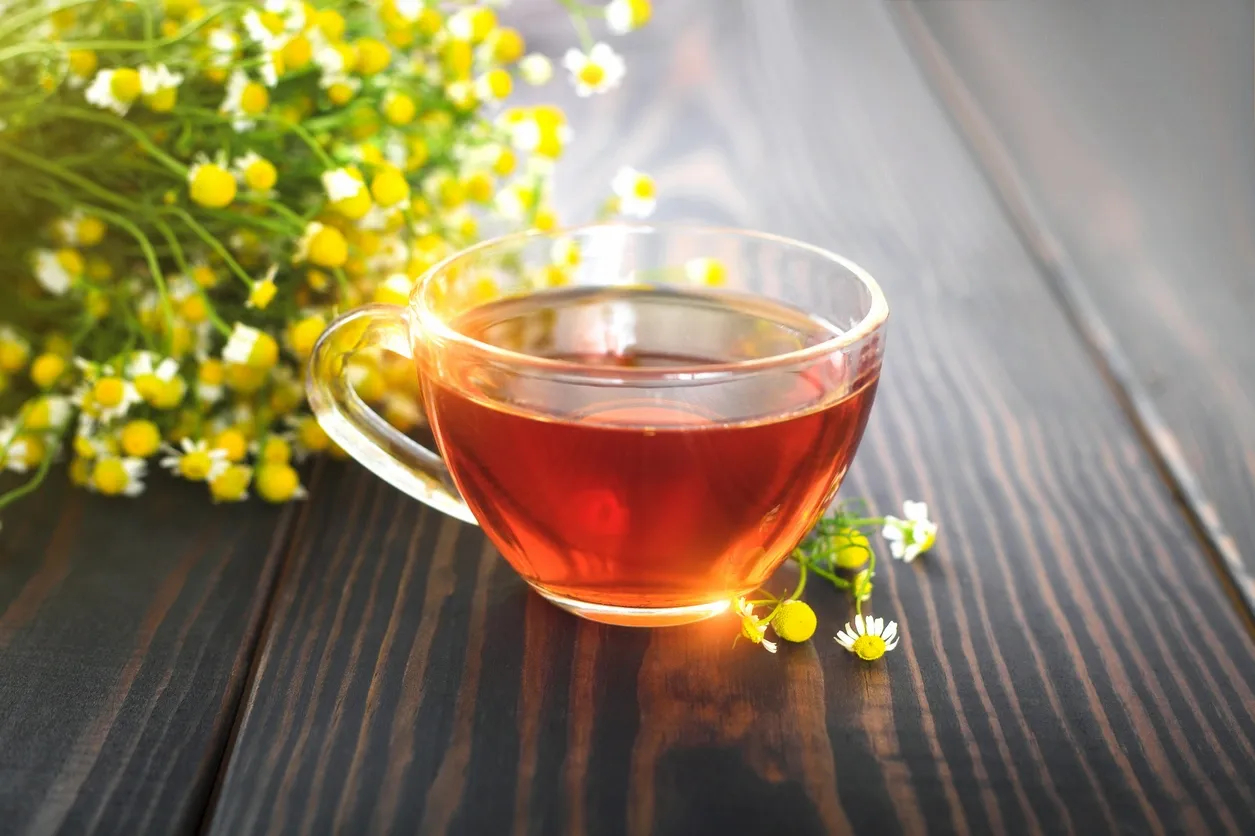 tea with yellow